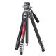 Ulanzi TT09 VideoGo Claw Szénszálas Tripod -Carbon-fiber Utazó Állvány (142cm) +Claw Gyorskioldó