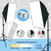 2-in-1 2db 70x50cm 3000-5700K Softbox Set 85W LED 210cm Állvánnyal - Fotó Studió világítás (Dup