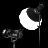 Kaslan 400W Stúdió Videólámpa - 18.000LUX 5700K LED + Ball-Softbox + 280cm Állvány - Stúdió Vil